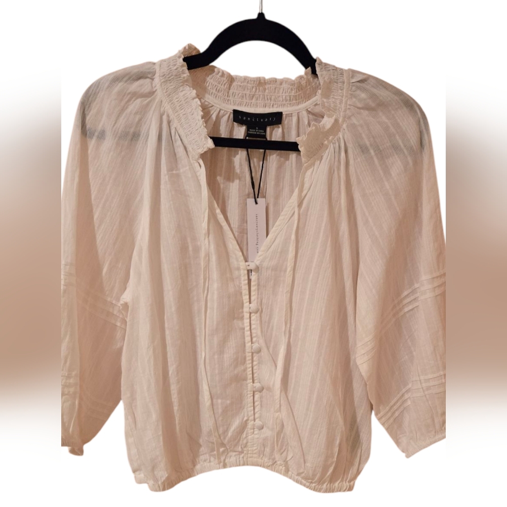 Sanctuary White Top NWT Size Small